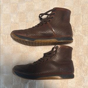 Nobull Men's Leather High-Top Sneakers